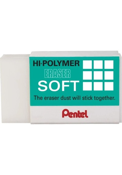 Pentel Sılgı Hı-polymer Zes-08 Soft Beyaz Orta