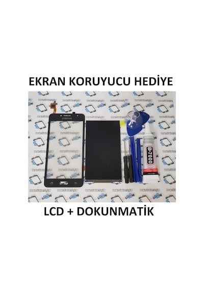 Samsung Uyumlu Galaxy Grand Prime G531 Dokunmatik İç Lcd Siyah