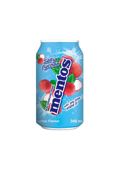 Mentos Non-sparkling Drink Salty Lychee 340ml