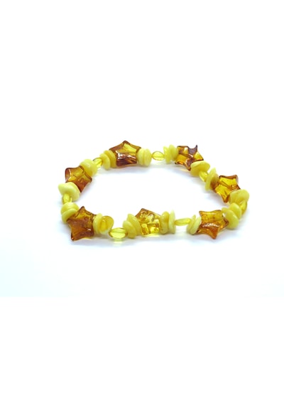 Ambergold Kehribar Bileklik Damla Kehribardan Blk0525