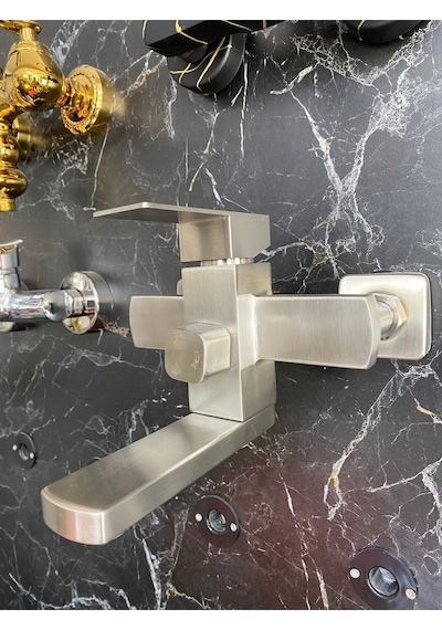 İsaoğlu Yapı Inox Duş Seti Inox Tepe Yağmurlama Banyo Duş Sistemi Alt Armatür Dahil Set Diğer