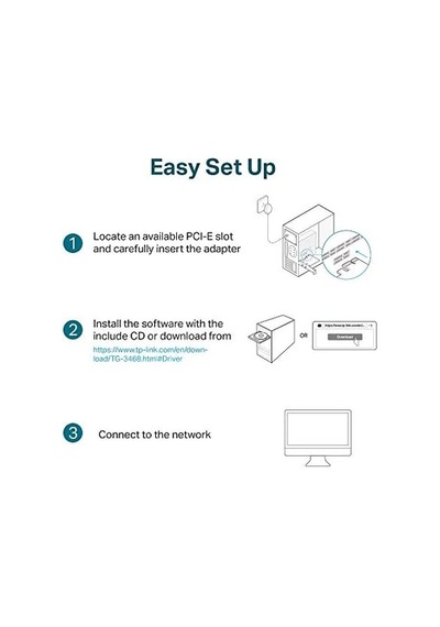 Tg-3468, 10/100/1000mbps Gigabit Pcı Network Adaptör