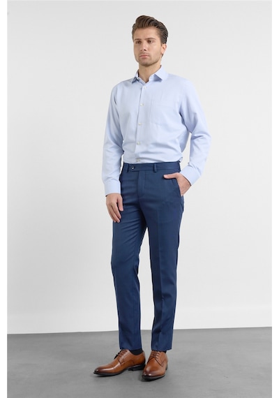 İmza Lacivert - Mavi Yan Cep Kendinden Desenli Comfort Fit Classic Pantolon 1003255177 İmza Lacivert - Mavi Yan Cep Kendinden Desenli Comfort Fit Classic Pantolon 1003255177