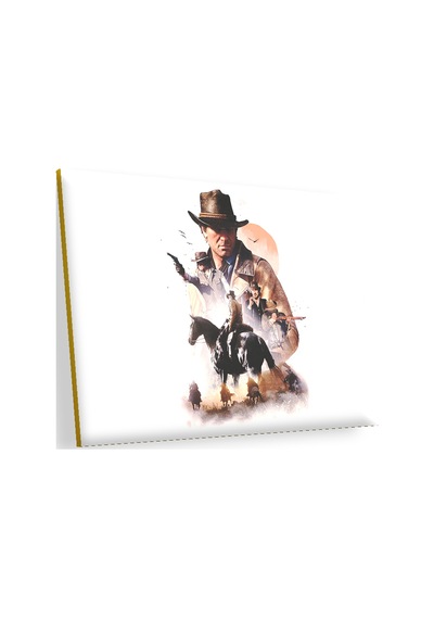 Cakasepetim Red Dead Redemption Kompozisyon Ahşap Mdf Tablo