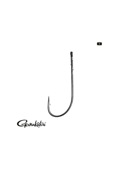 Gamakatsu Worm 31 Siyah Olta İğnesi 1