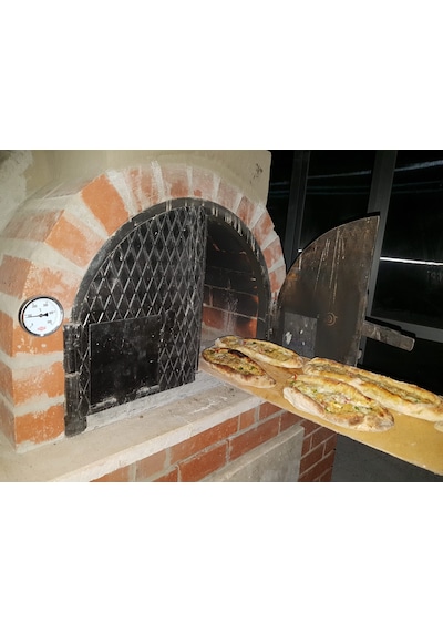 Simga 100 MM 500 Derecec 70 Cm Dalma Boyu Kara/taş Fırın Termometresi