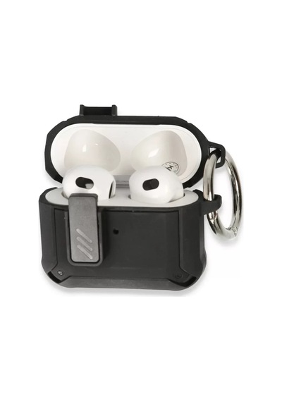 Newface Apple Airpods Uyumlu  3 3.nesil Truva Kılıf - Siyah