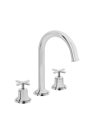 Artema Origin Classic 3 Delikli Lavabo Bataryası Krom A42891 Beyaz