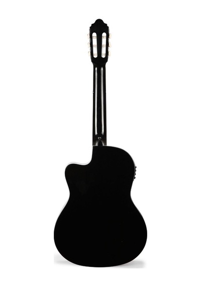 Valencia Vc104tcebk Elektro Klasik Gitar Cutaway Siyah Kesik Kasa - Ekolayzırlı - Sap Çelikli