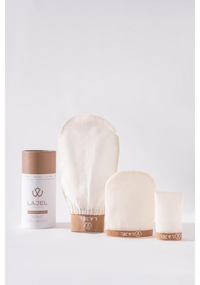 Premium 3'lü Set Duş Kesesi, Peeling Eldiveni, Yüz Kesesi%100 Floş İpek Normal,orta,hassas Cilt