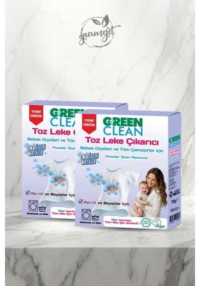 Green Clean Toz Leke Çıkarıcı 750 G X 2 Adet