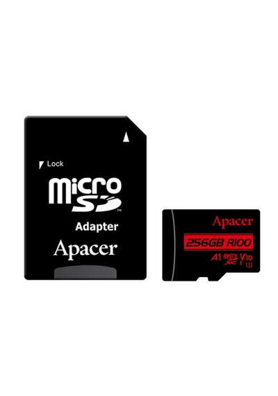 Apacer 256gb Microsd Hafıza Kartı R100mb/s Ap256gmcsx10ub-r
