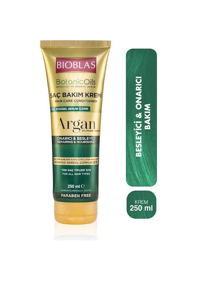 2 Adet Bioblas Botanic Oils Saç Kremi Maske 200 Ml Argan