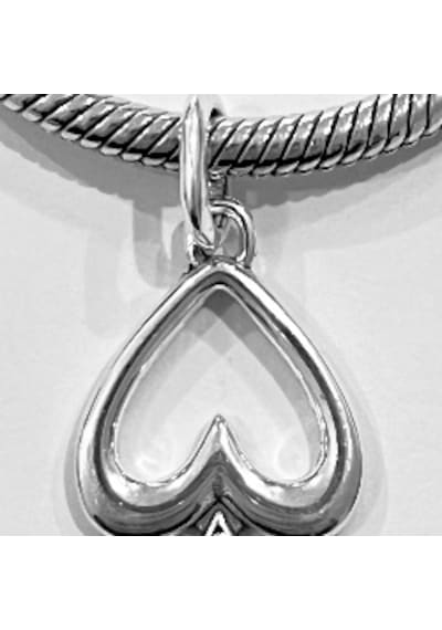 Maça Sallantılı Charm Gümüş