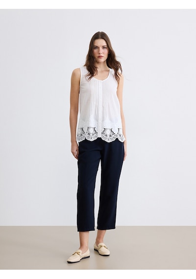Lcw Everyday Lacivert Beli Lastikli Loose Fit Kadın Pantolon