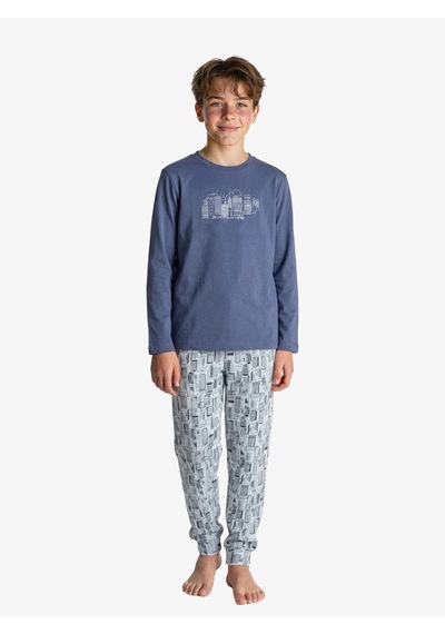 Blackspade Erkek Çocuk Pijama Takımı 41026 - İndigo