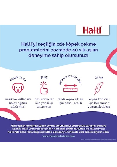Company Of Animals Halti Köpekler İçin Önden Kontrollü Göğüs Tasması, Orta Boy