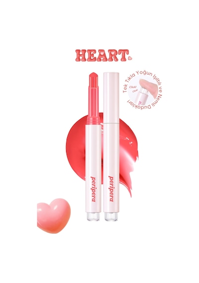 Peripera Heart Jam Glow Yoğun Nemlendirici Parlak Bitişli Balm 3 Grapefruit Crush