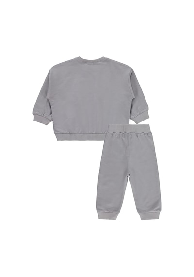 Civil Baby Baskılı 2'li 6-18 Ay Takım - Gri