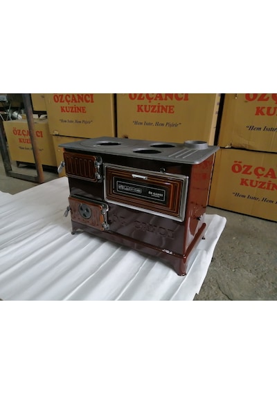 Fırınlı Döküm Derin Ocak Kuzine Soba Kömür Sobası Odun Sobası