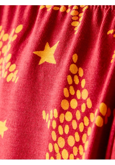 Gsstore Galatasaray Çocuk Yeni Yıl Pijama Takım C252298 Sarı - Kırmızı