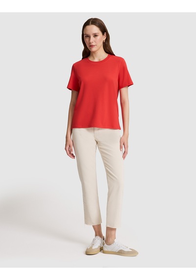 Pierre Cardin Kadın Kırmızı Tişört Basic 50323570-vr030
