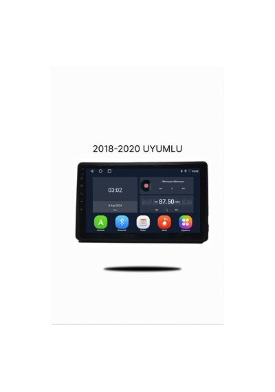 Snp Serisi Dacia Duster 2018-2020 Uyumlu Kablosuz Carplay & Android Auto Destekli 4-64 Gb Android Multimedya Sistemi + Geri Görüş Kamerası  9"