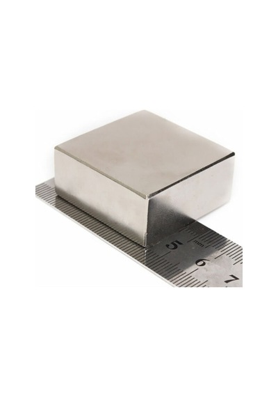 50Mm X En 50Mm X Kalınlık 25Mm Çok Güçlü Büyük Neodyum Mıknatıs