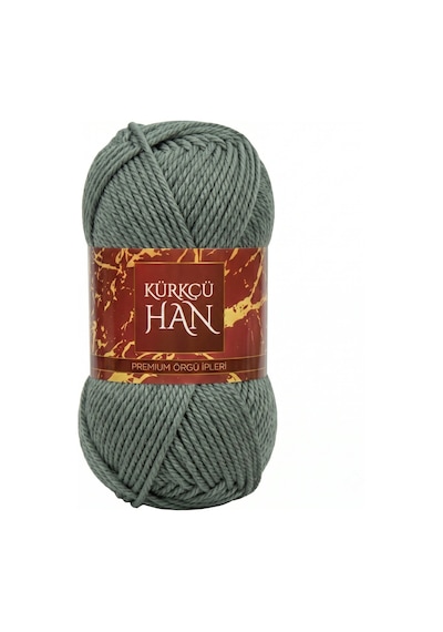 Cotton Comfort 100gr Pamuklu Makrome Punch Amigurumi Örgü İpi - Haki Yeşili