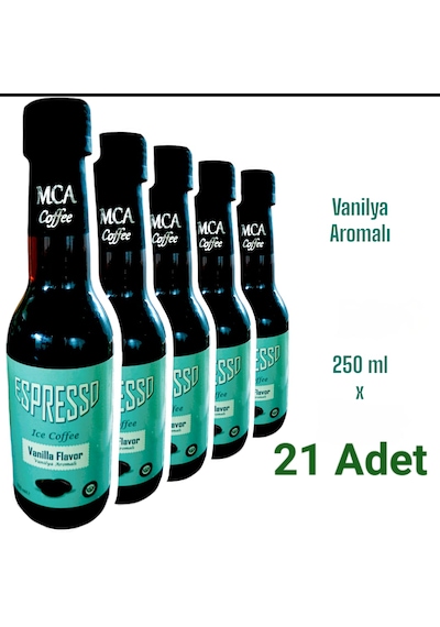 Mca Espresso Soğuk Kahve Vanilya 250 Ml X 21 Adet