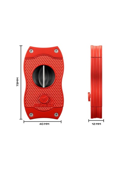 V-cut Diamond Kırmızı Puro Makası Kesici