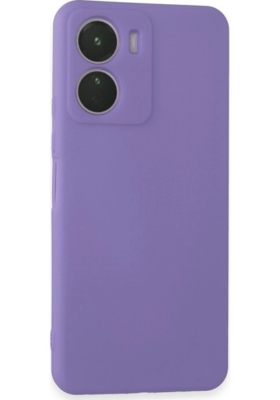 Uryport Vivo Y16 Kılıf First Silikon - Lila