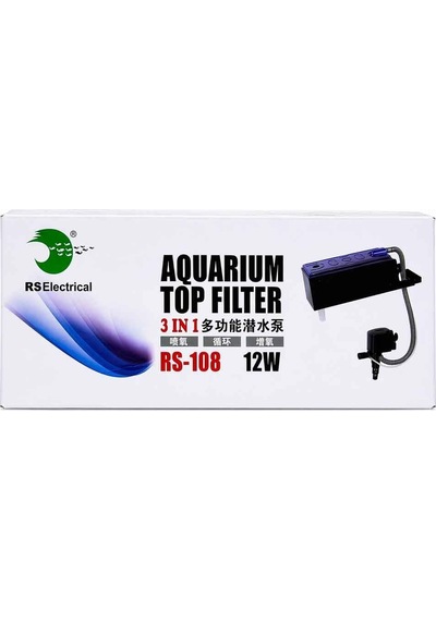 Rs 188 Akvaryum Tepe Filtre 800 L/h 12 W