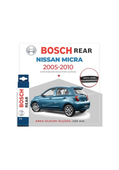 Bosch Rear Nissan Micra 2005 - 2010 Arka Silecek -  H402