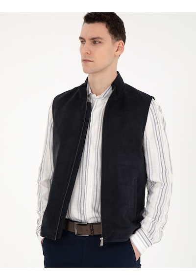 Pierre Cardin Erkek Lacivert Deri Mont-kaban 50293985-200 Lacivert