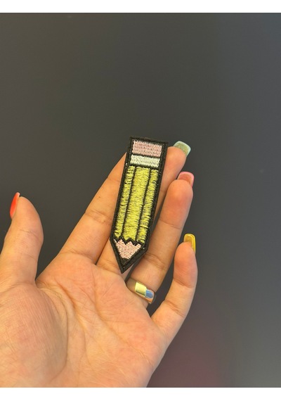 Ütü İle Yapışan Nakış İşleme Kalem Arma 8x2 Cm