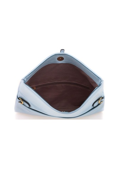 Bilik Deri Açık Mavi Deri Kadın Portföy & Clutch Çanta Blm P-02 Çok Renkli