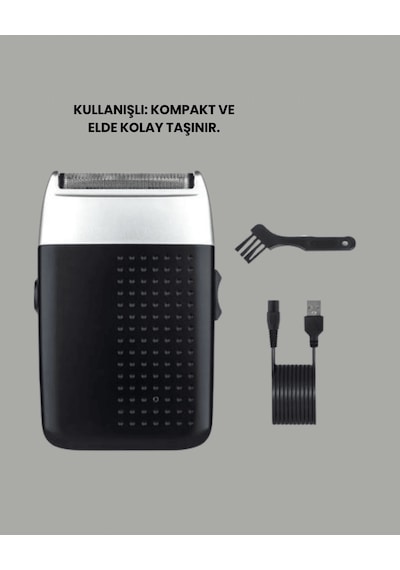 Evde Kişisel Bakımın Yeni Yolu Kompakt Ve Ergonomik Tıraş Makinesi 100 Dk