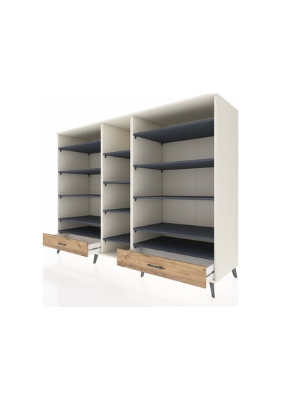 Kronos Dolap 14 Raflı 2 Çekmeceli 220x59x163 Aytaşı-antrasit/çam Aytaşı-antrasit/çam Kronos Dolap 14 Raflı 2 Çekmeceli 220x59x163 Aytaşı-antrasit/çam Aytaşı-antrasit/çam