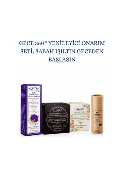 Gece 360 Yenileyici Onarım Seti Sabah Işıltın Geceden Başlasın
