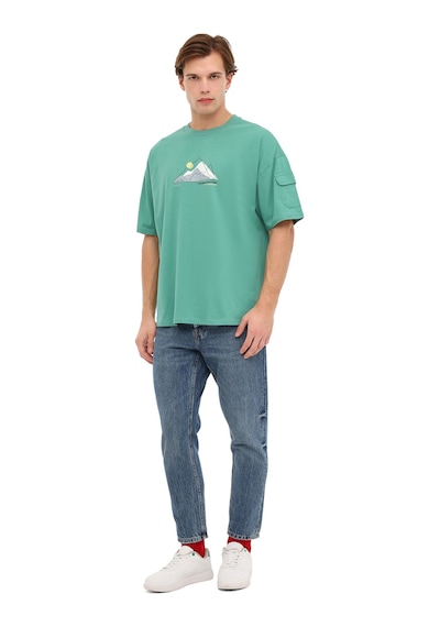 Kinetix Ml Day 11otd213 5fx Yeşil Erkek Kısa Kol T-shirt 000000000101938695