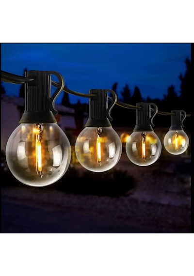 Fb Cup Yeni Nesil Solar Bahçe Işığı 15 Metre 25+2 Ampul - Güneş Ve Usb Şarjlı - Sensörlü Ve Dış Mekan Led