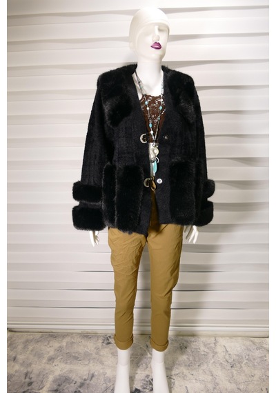 Bohem Stil İtalyan Likralı Skinny Pantolon-8935 Camel