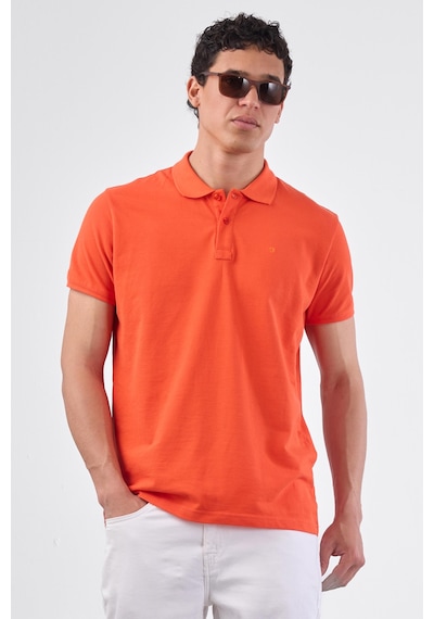 Dufy Kırmızı Düz Erkek T-shirt - Slim Fit Kırmızı