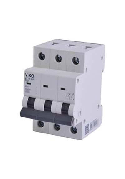 4vtb-3b25 Otomatik Sigorta 4,5ka B Tipi 3 Kutup 25a