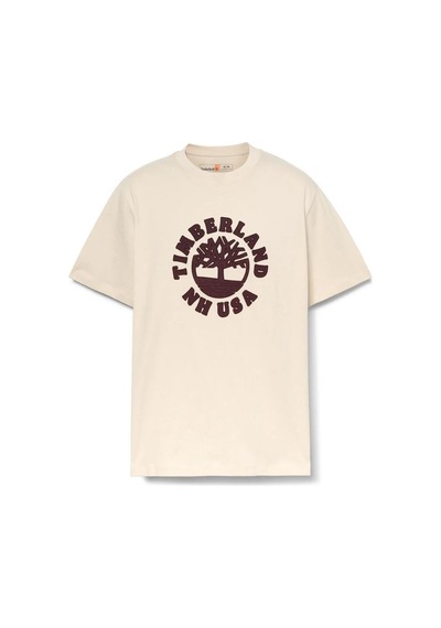 Timberland Holiday Front Graphic Ss Tee T-shirt - Tb0a5mj2efl1-11416 Angora