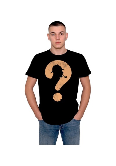 Müfettiş Soru İşareti Araştırmacı Düşünceli Tişört Unisex T-shirt 001