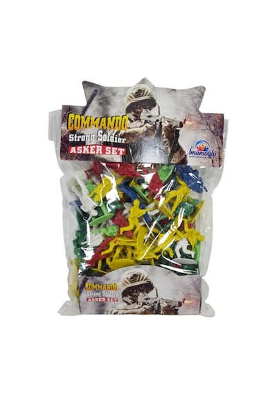 Asker Oyuncak Seti Plastik Asker Figür Oyuncaklar Komando Asker Seti 50 Parça