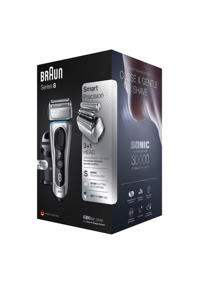 Braun Tıraş Makinesi Serisi 8 Gümüş Islak 8390cc