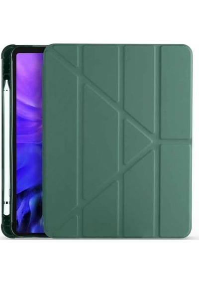 Apple Uyumlu iPad 9.7 2017 Kılıf Kalem Bölmeli Standlı Tam